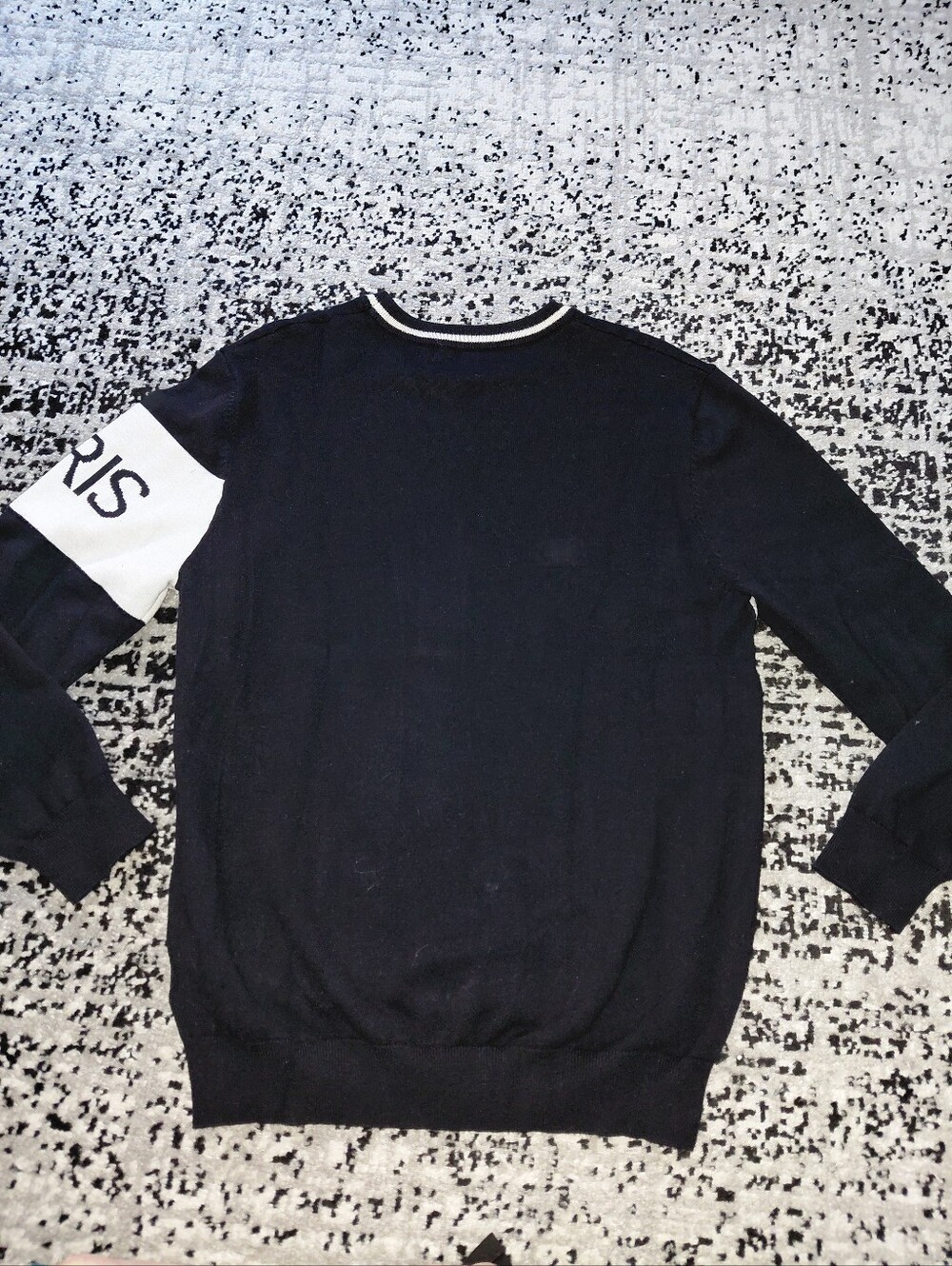 Givenchy Paris 4G Logo Colorblock Streetwesr Sweater L Black White Luxury - Picture 11 of 11